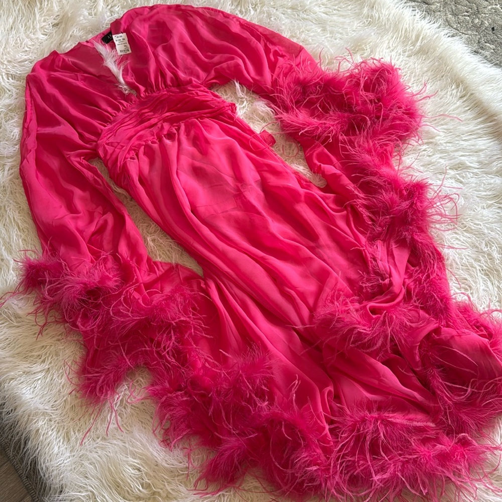 ✨STUNNING✨ NWT SMALL Feather Dress!! Retail $200